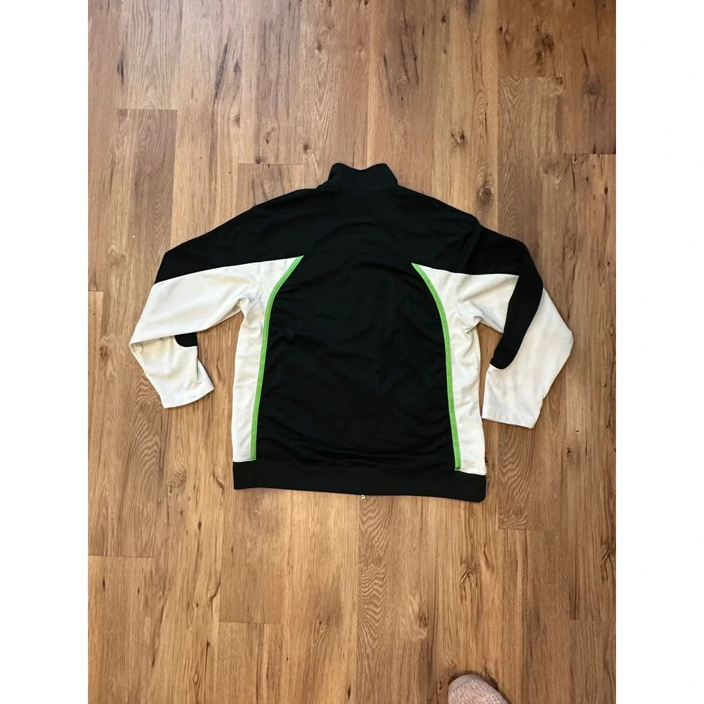 Air Jordan Mens XXL Tracksuit Jacket Pants Set Jumpman Mesh Black Lime Green XXL